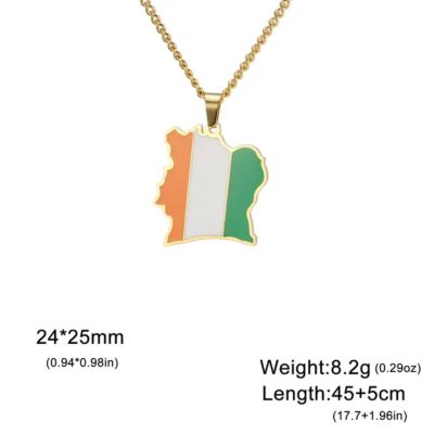 Collier Inoxydable Doré